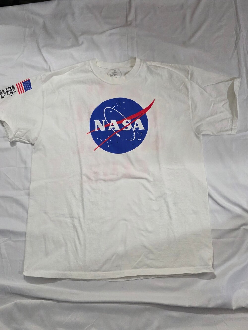 Anti Social Social Club X Nasa Short Sleeve  Tee